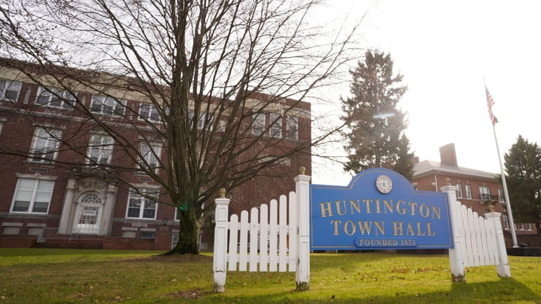 Huntington Town Hall, shown last year.