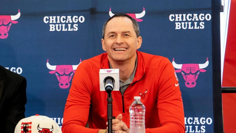 Chicago Bulls executive vice president of basketball operations Arturas Karnisovas...