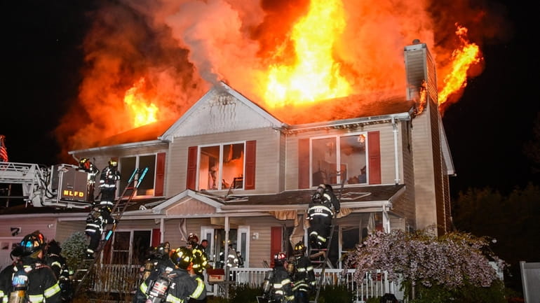A house fire on Bayview Avenue reported at about 1:30 a.m....