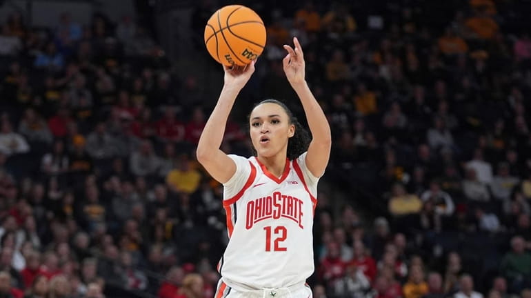 Ohio State guard Celeste Taylor against Maryland in the quarterfinals...
