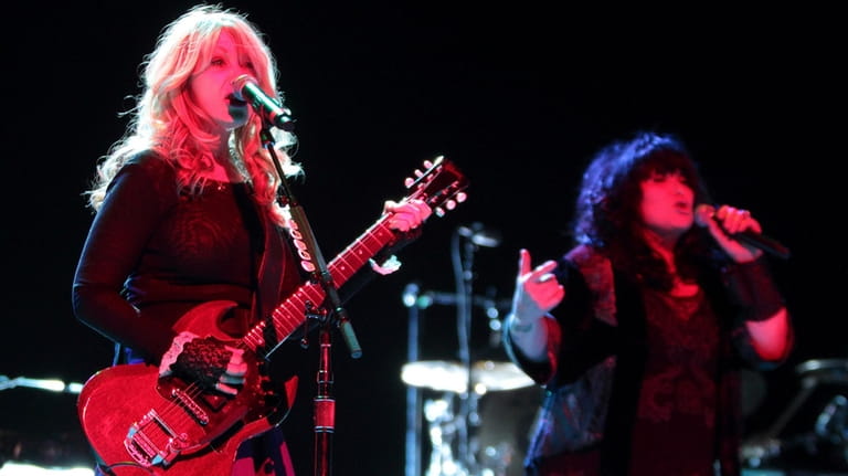 Nancy and Ann Wilson of the classic rock band Heart...