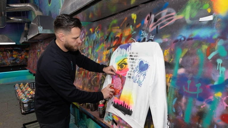 Danny Cross, artist entrepreneur who owns Graff Lab Studio.