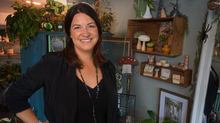 Chrissy Pirnak, owner of Willow + Bloom plant and gift...