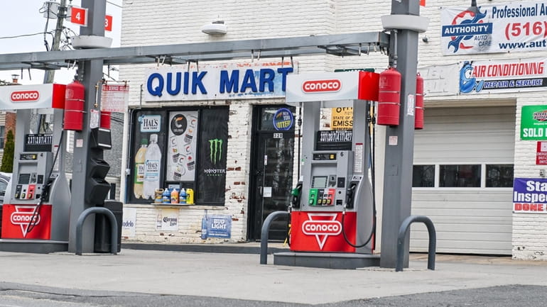The Conoco Quick Mart in Locust Valley where a $1 million Mega...