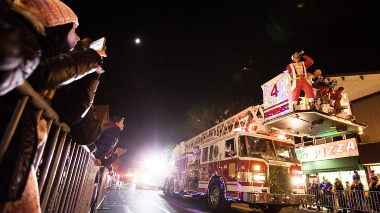 The Huntington Village Holiday Parade is an annual favorite.