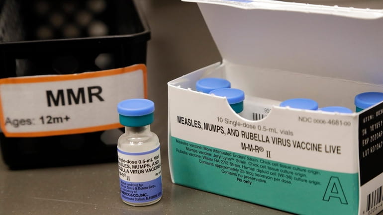 Long Island’s low rates for the measles, mumps and rubella...