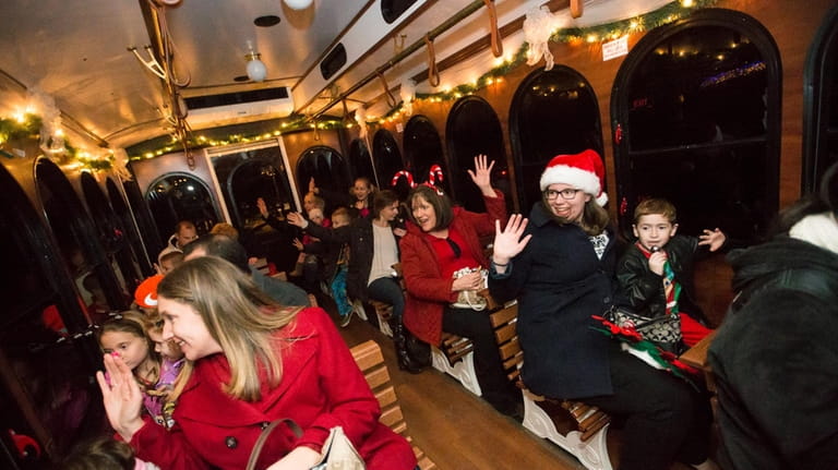 Hop aboard for a holiday train experience that recreates "The...