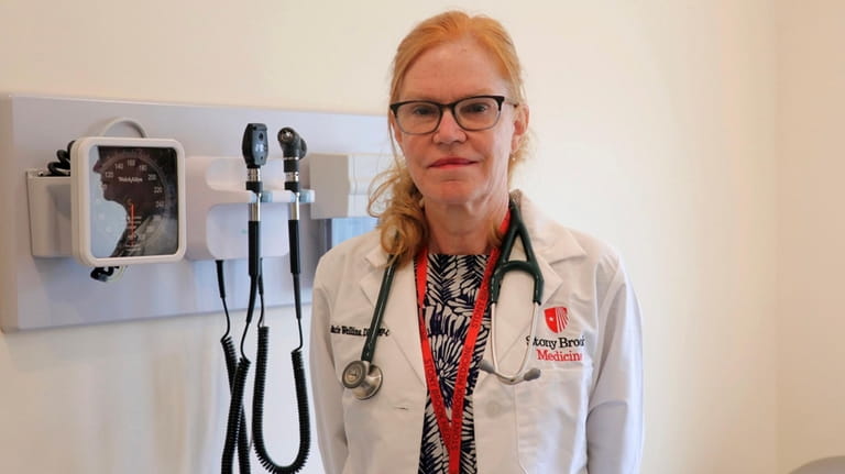 Anna-Marie Wellins, a doctor of nursing practice at Stony Brook...