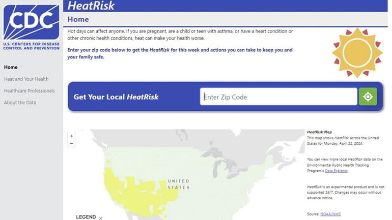 CDC’s HeatRisk Dashboard, a consumer-friendly product, integrates the HeatRisk Forecast...