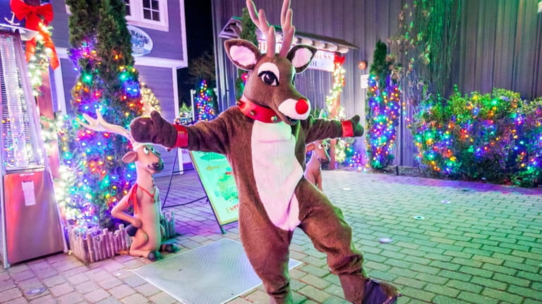 Rudolf at the Bayville Winter Wonderland in Bayville.