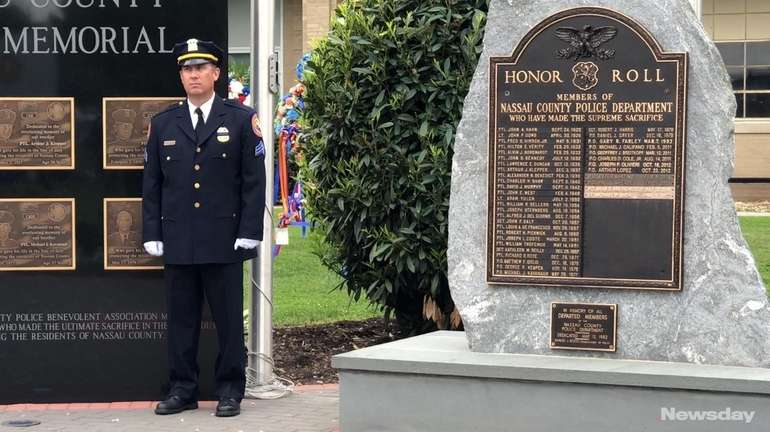 Nassau County officials honor fallen officers - Newsday