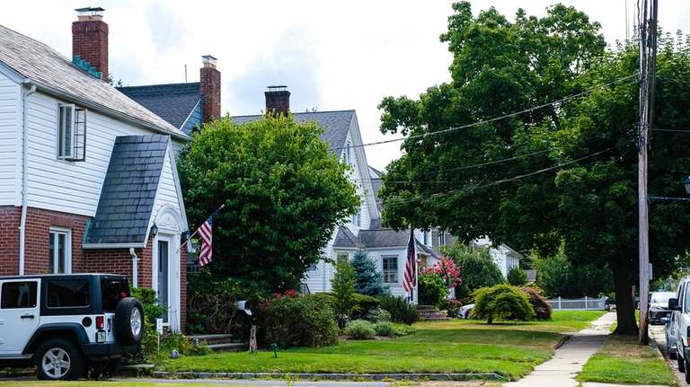 Homes along Primrose Road.