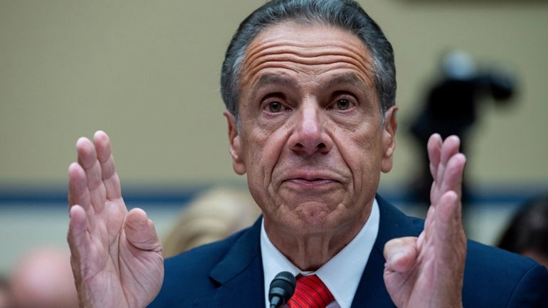 Former New York Gov. Andrew Cuomo testifies before the House...