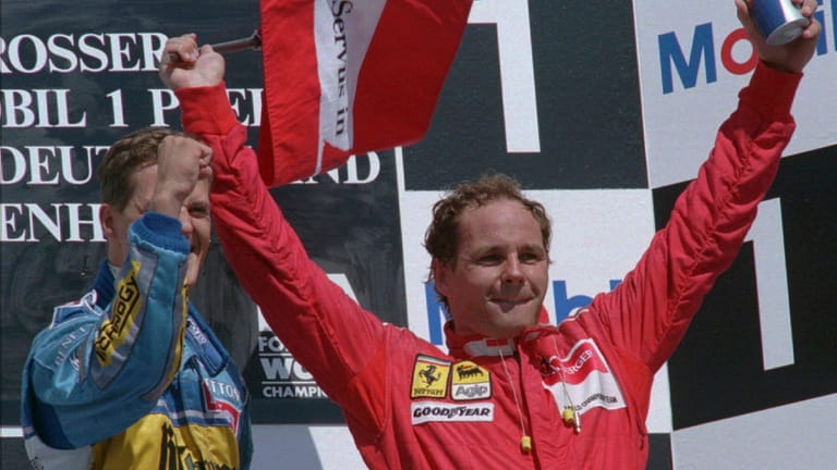 Michael Schumacher, the German winner of the German F1 Grand...