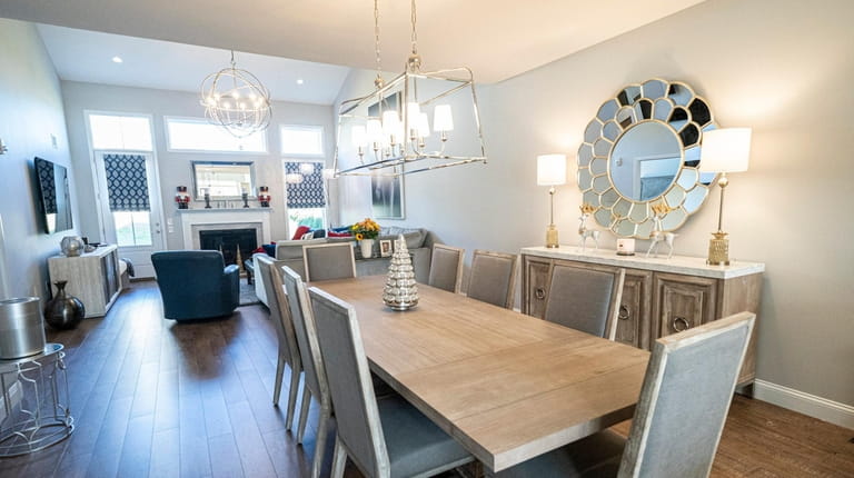 The dining area of Mary Granshaw's two-bedroom townhouse at Country Pointe Meadows...
