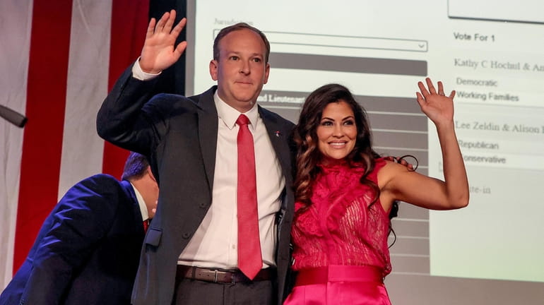 Lee Zeldin and his wife Diana.