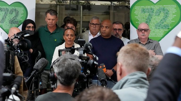 Natasha Elcock a survivor of the Grenfell Tower fire speaks...