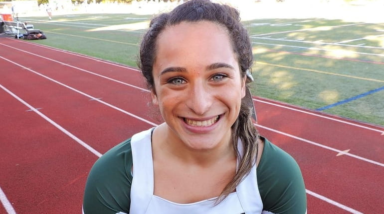 Westhampton Beach High School cheerleader Alexa White, 16, before the...