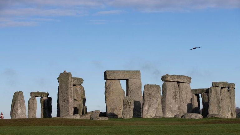 The world heritage site of Stonehenge is seen in Wiltshire,...