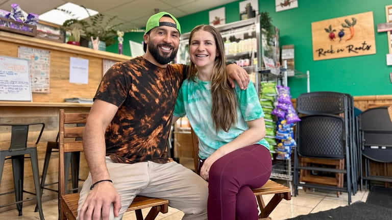 Samuel and Dina Martinez own Rock n Roots, a plant-based...