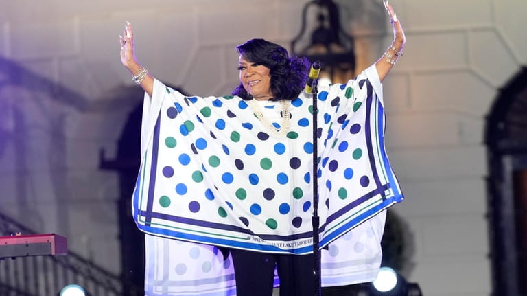 Patti Labelle performs during a Juneteenth concert on the South...