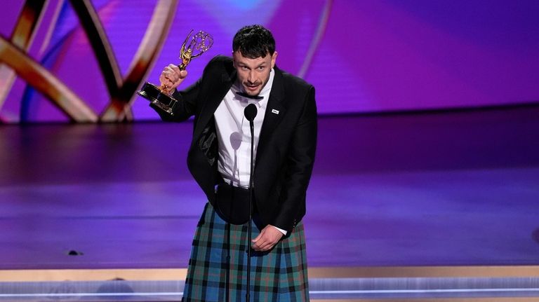 Richard Gadd accepts the award for outstanding lead actor in...