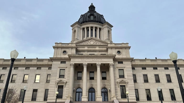 The South Dakota Capitol is seen Wednesday, Feb. 21, 2024,...