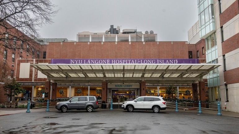 Exterior of NYU Langone Hospital-Long Island in Mineola on Jan. 1,...