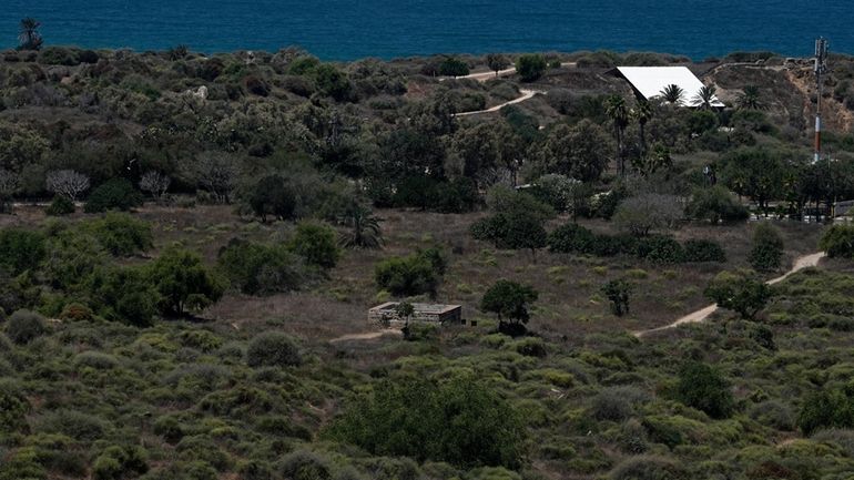 The site of the Palestinian village of Al-Jura, where the...