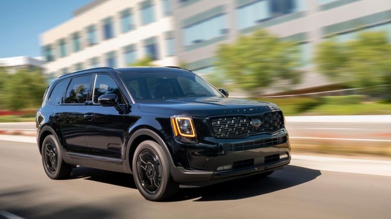 This photo provided by Kia shows the 2021 Telluride. The...