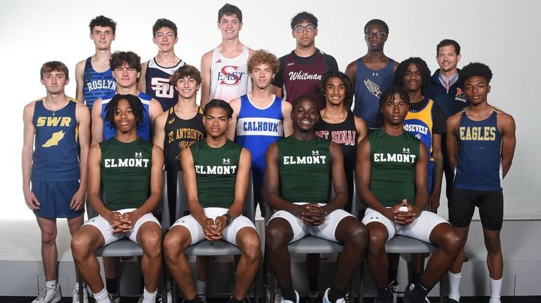 The 2024 Newsday All-Long Island boys track and field team....