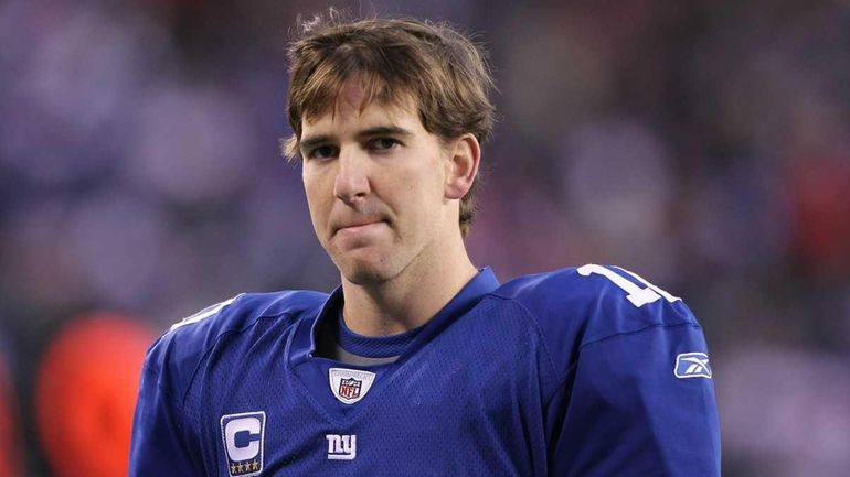 Eli Manning stood in front of his teammates and reminded...