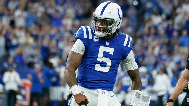 Colts QB Anthony Richardson will start this week in concussion protocol,  per sources. Indy takes on the Ravens in Baltimore next week.