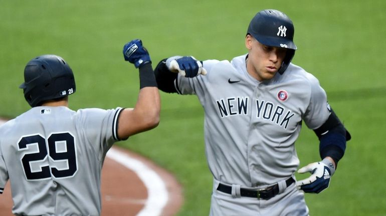 Aaron Judge Hits Two Run Homer Gary Sanchez And Luke Voit Add Two Run Singles As Yankees Beat