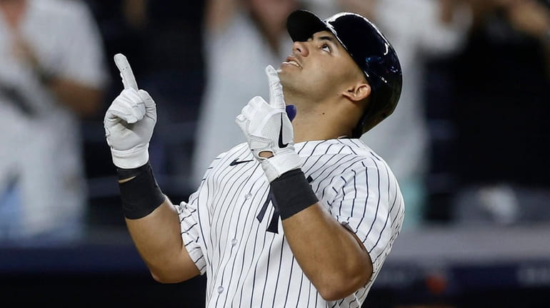 Jasson Dominguez hits his first homer at the Stadium as Yankees win fifth  straight - Newsday