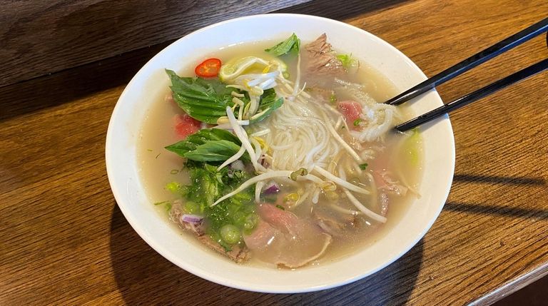 Pho Tai at SUP Vietnamese Pho & Grill in Massapequa...