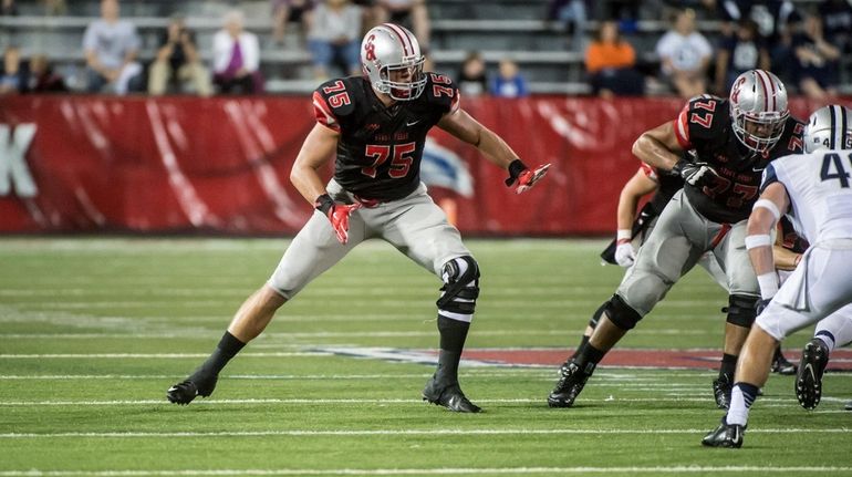 Stony Brook football player Connor Davis