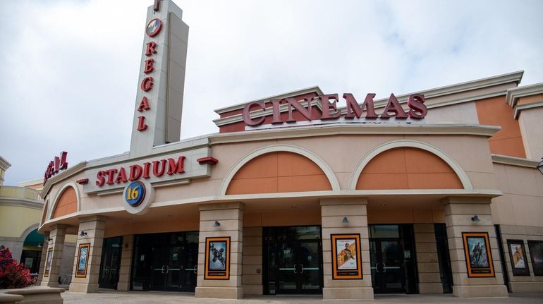 The Regal Deer Park & IMAX movie theater is located...