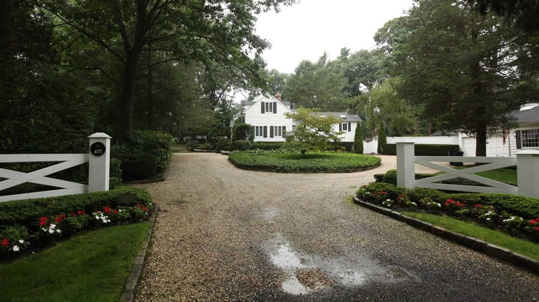 Bobby Nystrom's Oyster Bay Cove home on Berry Hill Road....