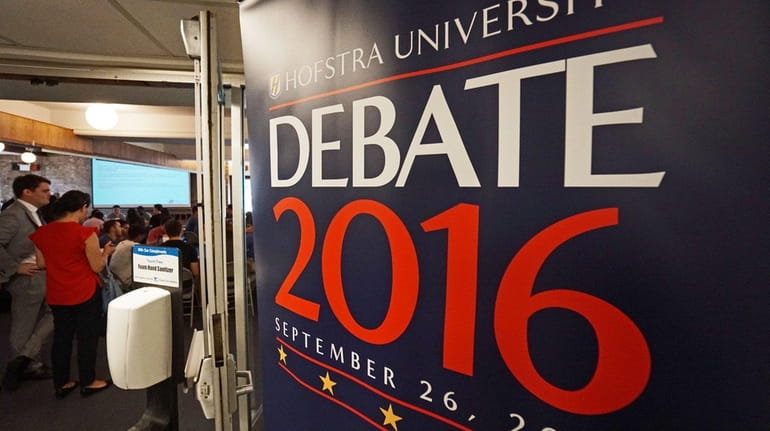 Hofstra University is preparing to host the first presidential debate...