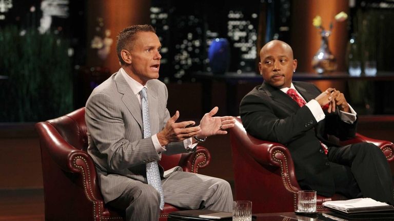 Kevin Harrington, left, from ABC's hit show "Shark Tank," endorsed...