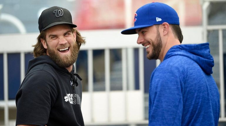 Las Vegas natives Bryce Harper, Kris Bryant speak out for shooting victims, Aviators/Baseball