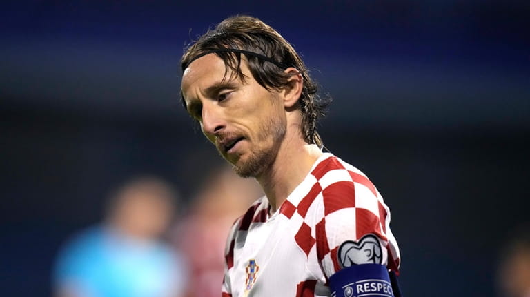 Croatia's Luka Modric is seen during the Euro 2024 group...