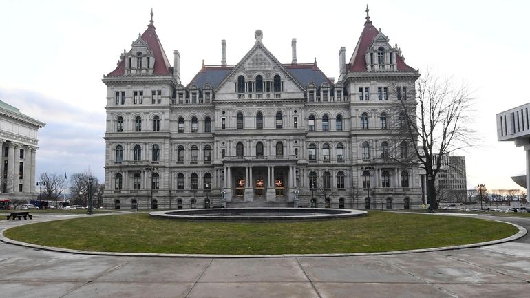 The New York state Capitol in Albany.