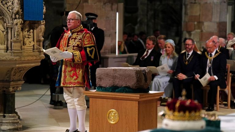 Lord Lyon King of Arms Joseph Morrow and the Stone...