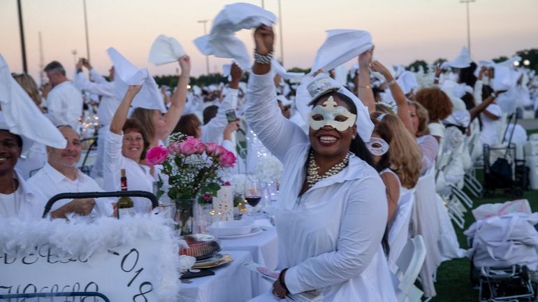 Michelle Richards of Wheatley Heights takes part in the second...