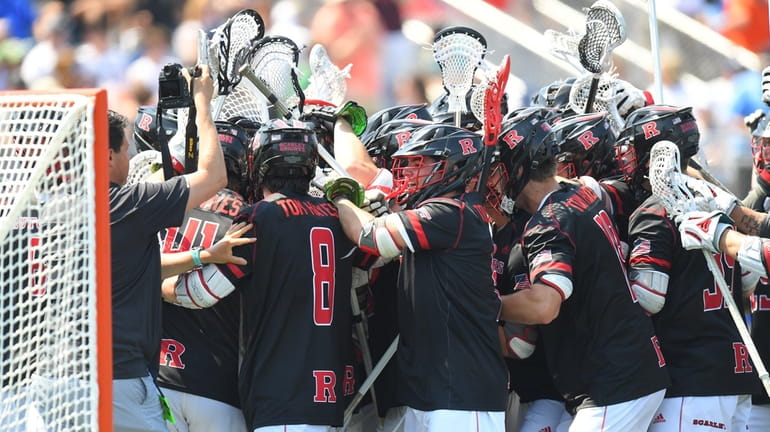 A Division I Men's lacrosse quarterfinal playoff games between Rutgers...