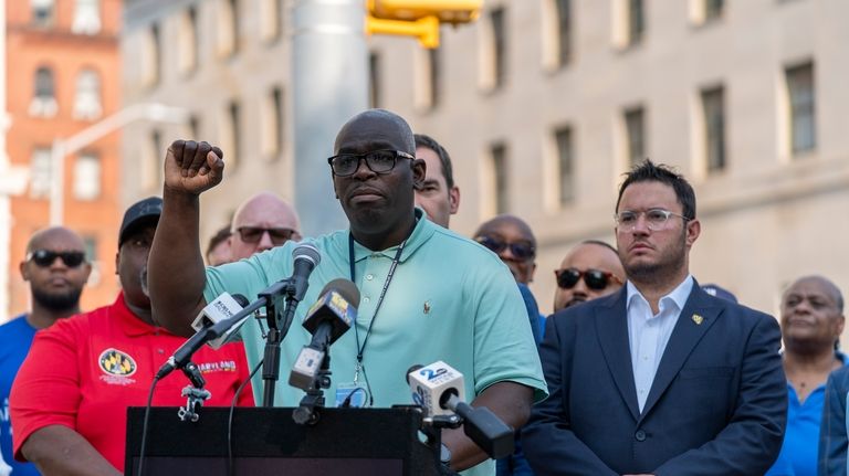 Roderick Pinkett, executive vice president of the City Union of...