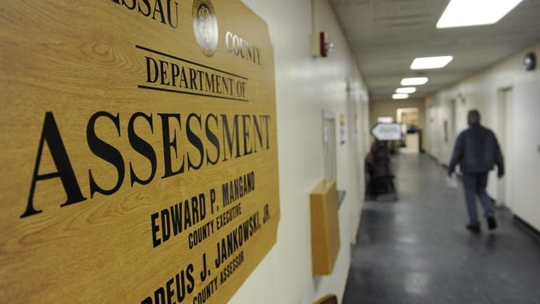 MINEOLA, NEW YORK - Scenes from the County Assessor Office....