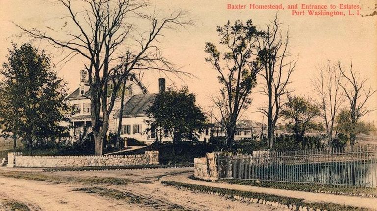 Undated postcard of the Baxter House. The Baxter House, a...